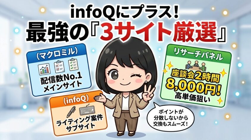 併用におすすめのアンケートサイト