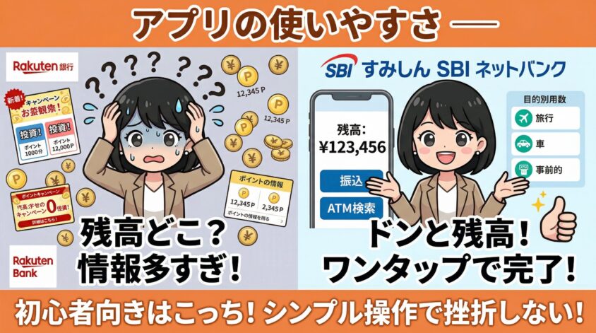 アプリの使いやすさ