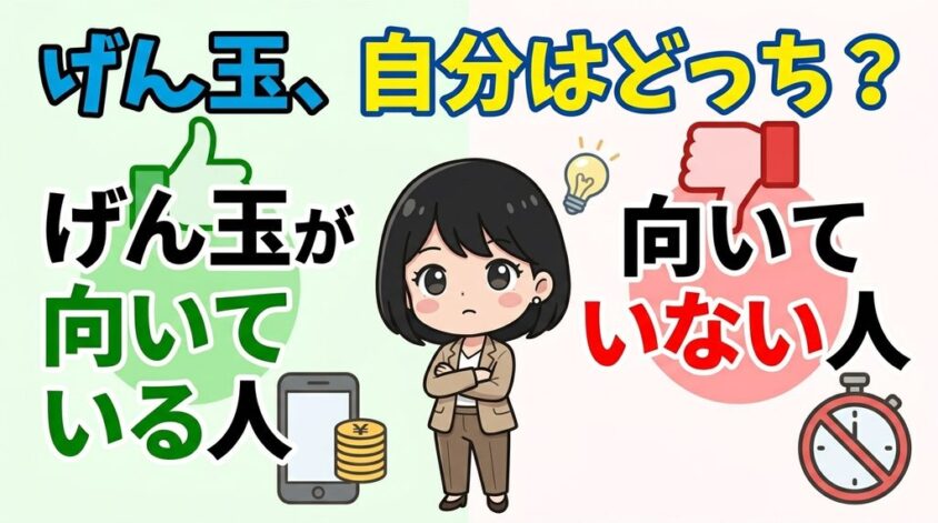 げん玉が向いている人・向いていない人