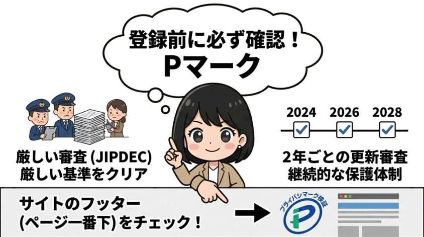 プライバシーマーク（Pマーク）を取得しているか