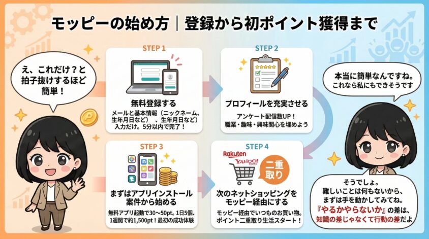 モッピーの始め方