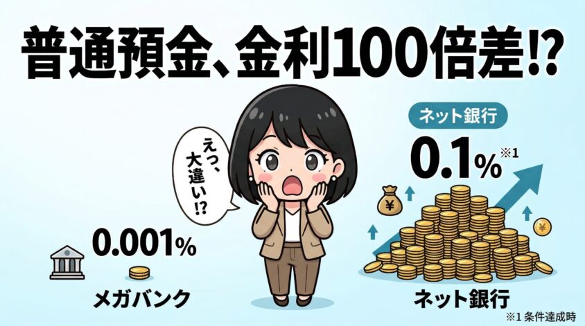 普通預金の金利