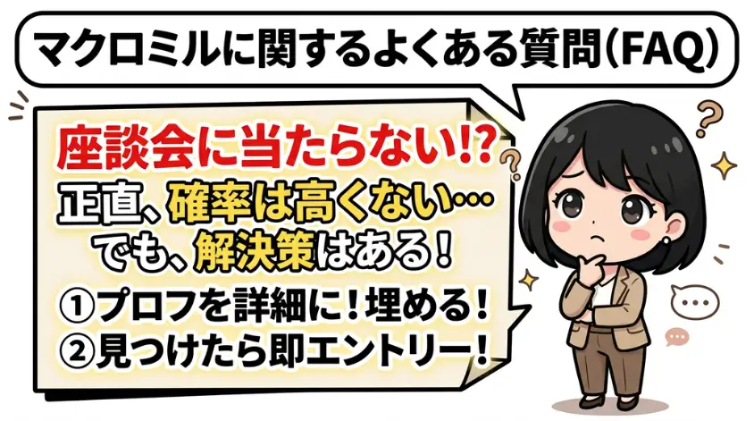 マクロミルに関するよくある質問（FAQ）