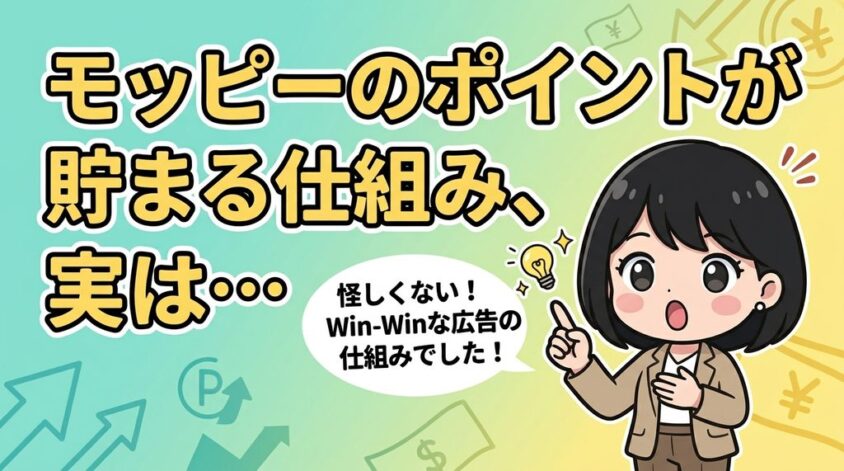 モッピーのポイントが貯まる仕組み