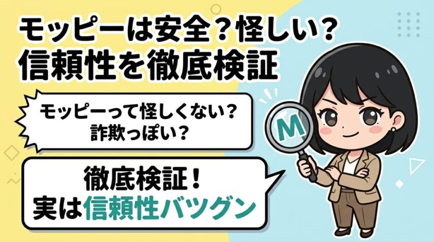 モッピーは安全？怪しい？信頼性を徹底検証