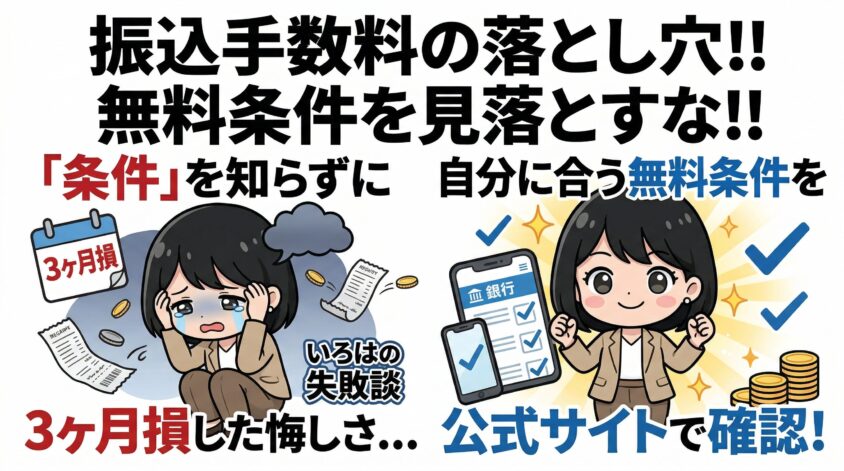 振込手数料の無料回数