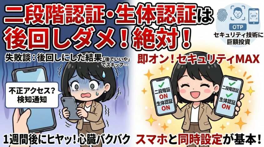 二段階認証・生体認証