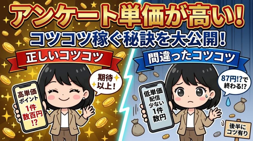 アンケート単価が他より高い