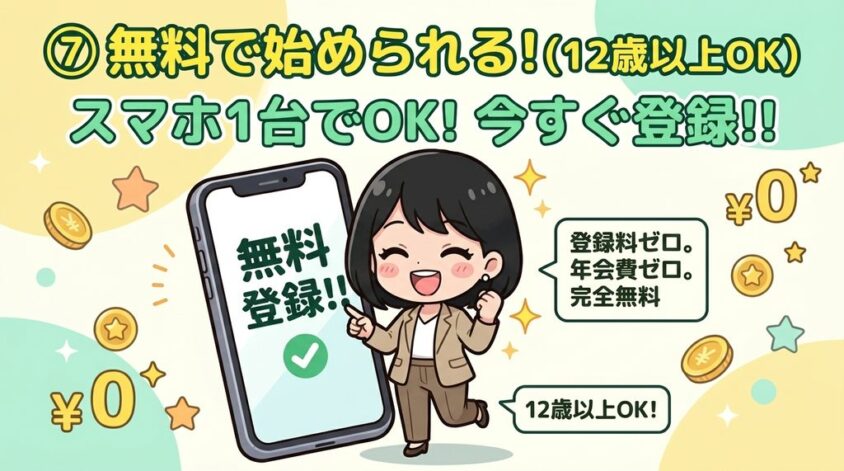 無料で始められる