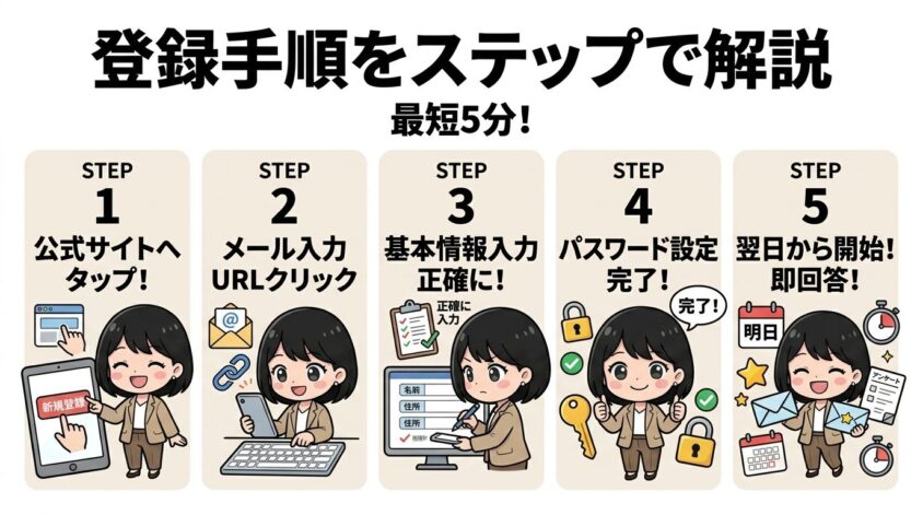 登録手順をステップで解説
