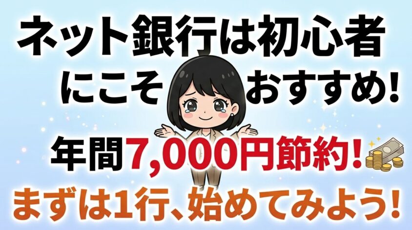 ネット銀行は初心者にこそおすすめ