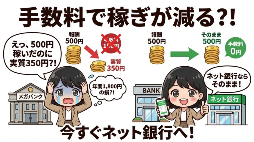 振込手数料の差