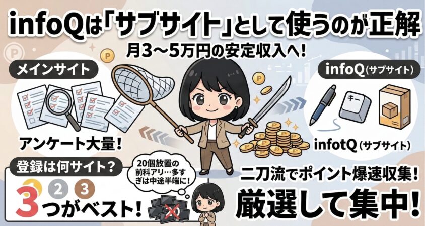 infoQは「サブサイト」として使うのが正解