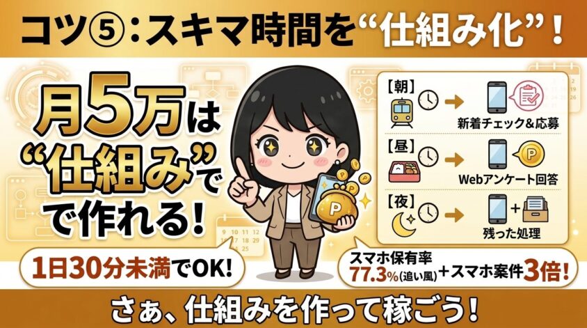 スキマ時間を"仕組み化"する