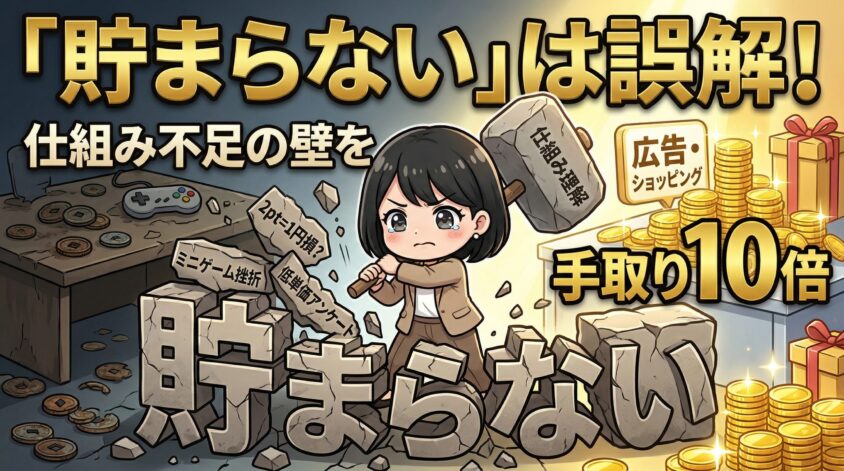 「ポイントが貯まらない」と言われる3つの誤解