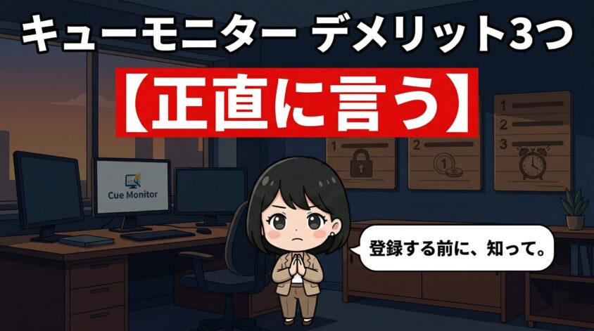 キューモニターのデメリット3つ