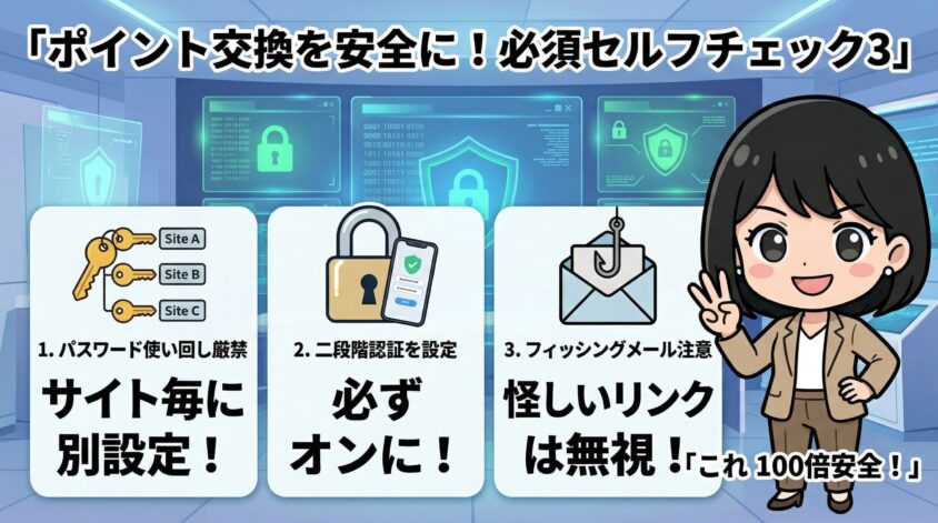 安全に使うためのセルフチェック3つ