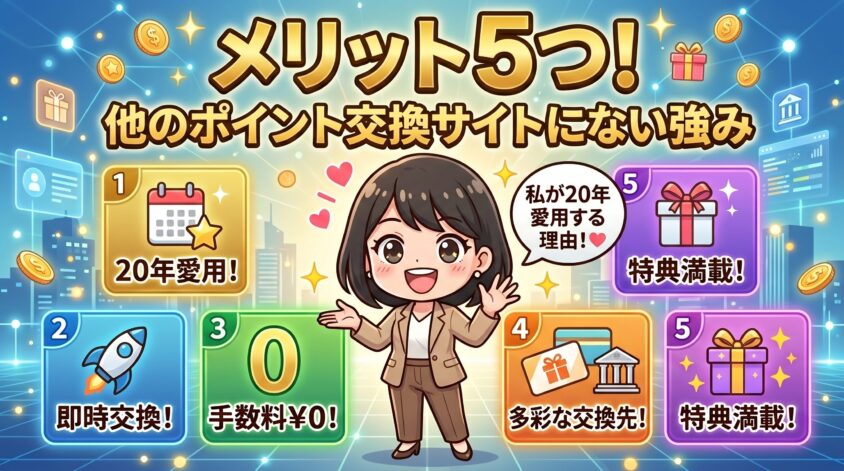 メリット5つ