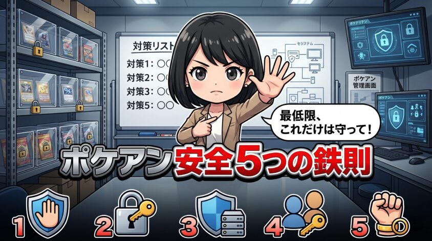 ポケアンを安全に使うための5つの鉄則