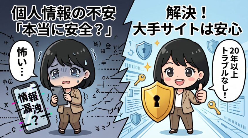 「本当に安全なの？」個人情報の不安を解消する