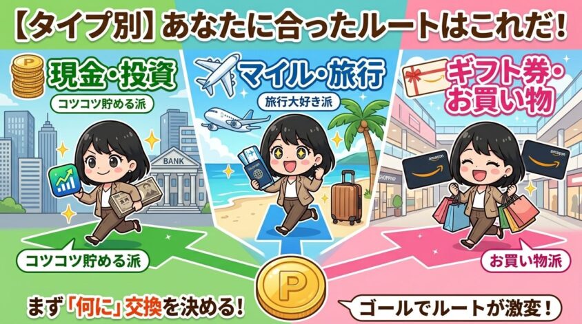 あなたに合ったポイント交換ルートはこれ