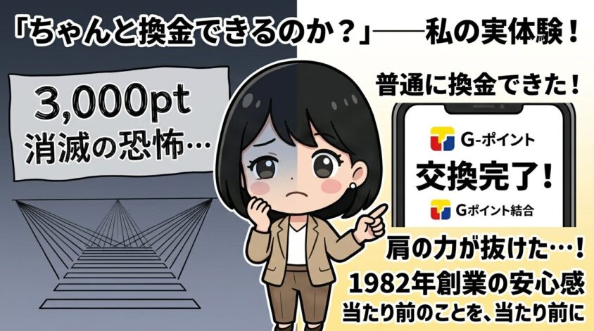 ちゃんと換金できるのか?