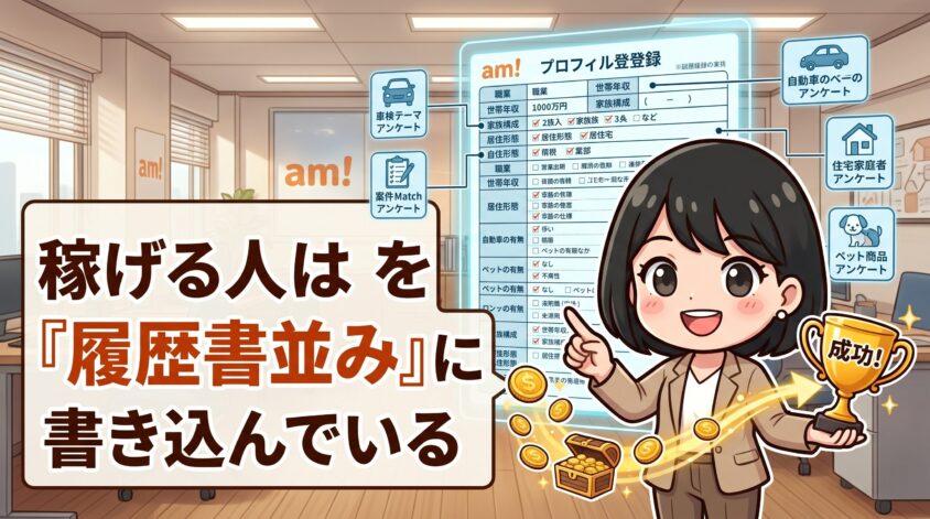 稼げる人はプロフィールを「履歴書並み」に書き込んでいる