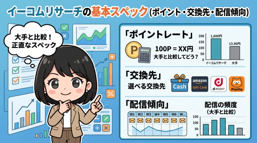 イーコムリサーチの基本スペック
