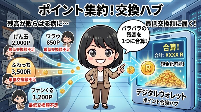 複数のポイ活サービスを1つに集約
