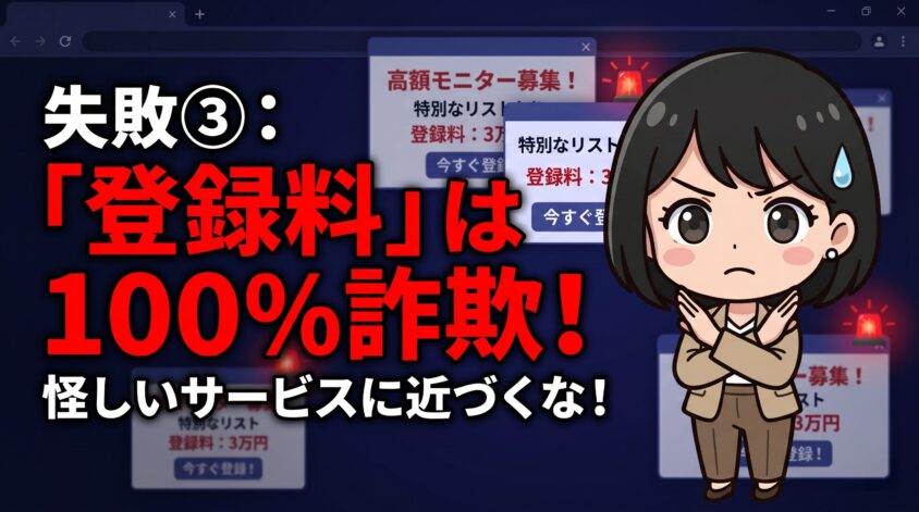 怪しいサービスに近づかない