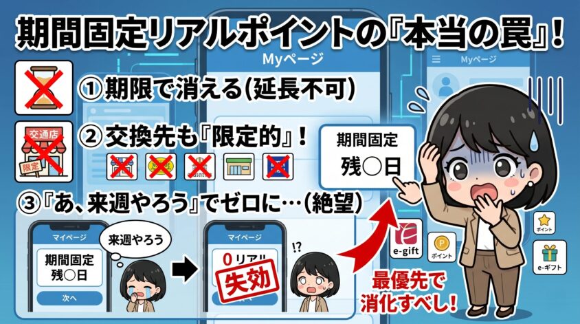 期間固定リアルは延長不可で、交換先も限定