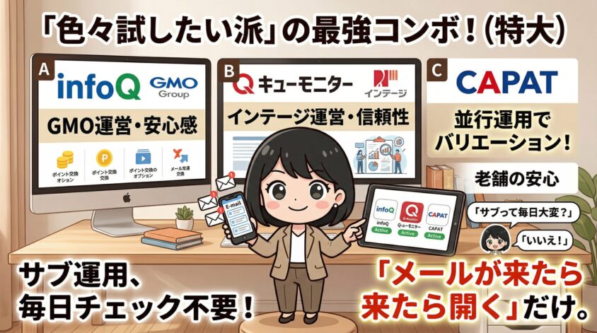 infoQ・キューモニター+CAPAT