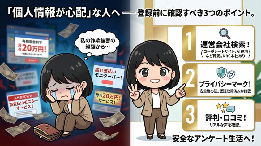 登録前に確認すべき3つのポイント