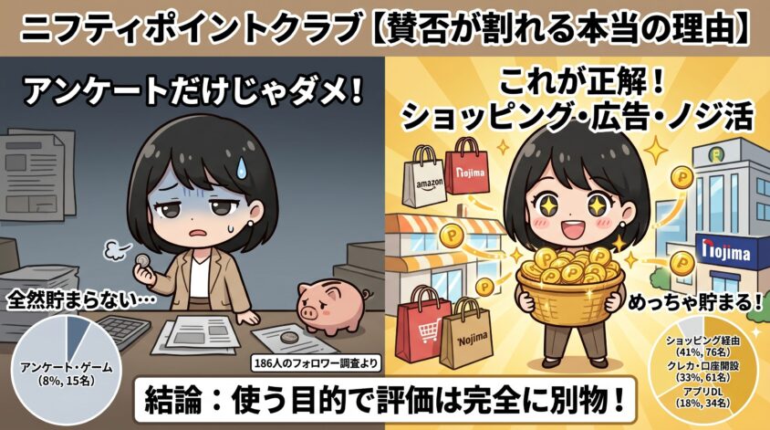 ニフティポイントクラブの評判