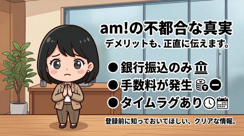 am!のデメリット