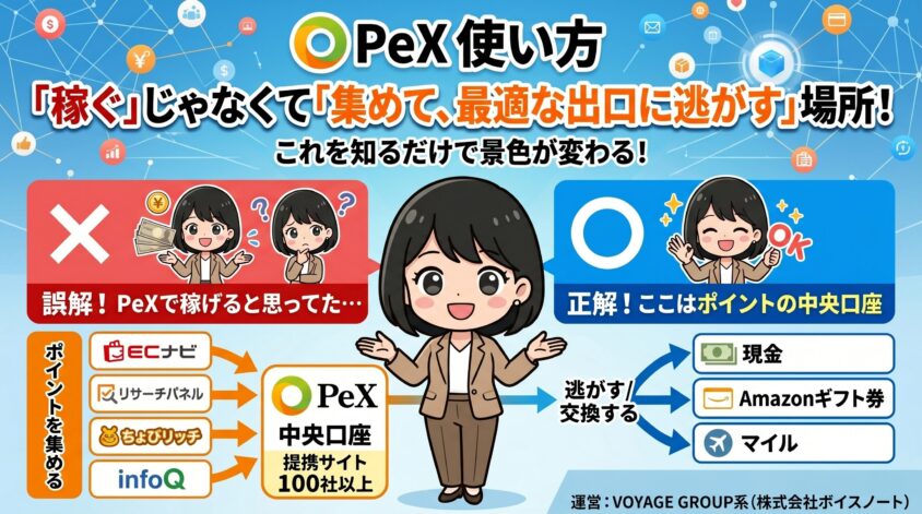 Pex使い方