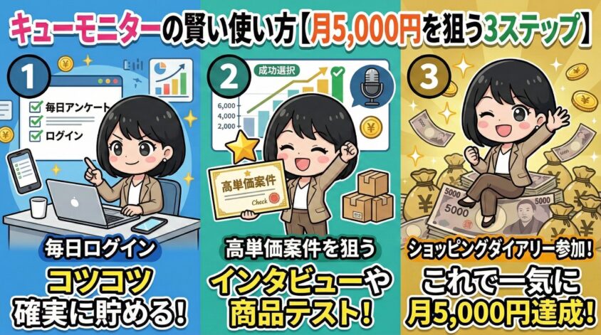 キューモニターの賢い使い方