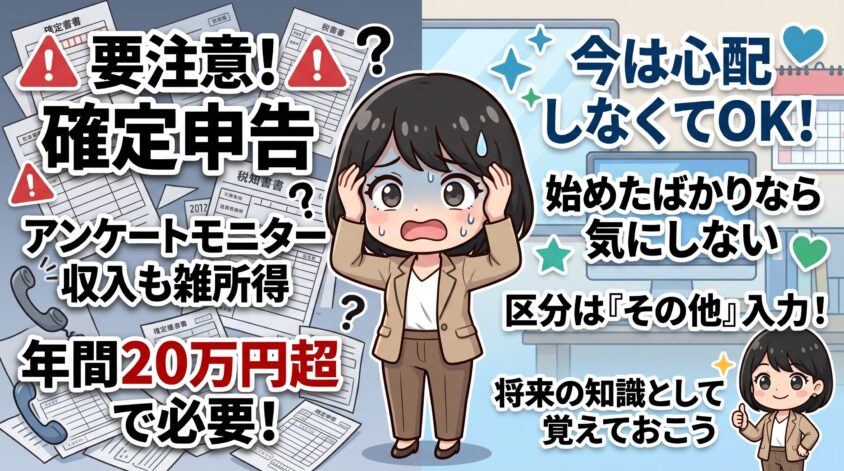 確定申告が必要になるケースがある