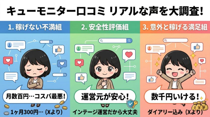 「稼げない」は本当?リアルな口コミ