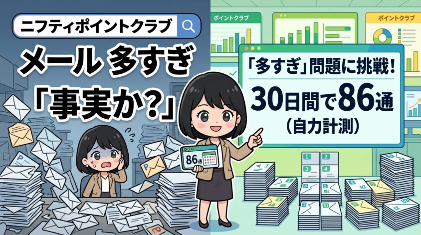 30日で実測：86通（1日平均約2.9通）
