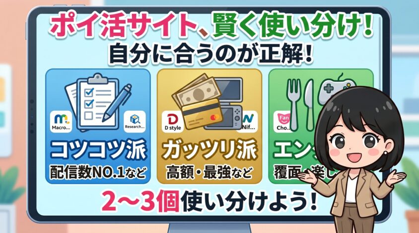 競合との使い分けマップ