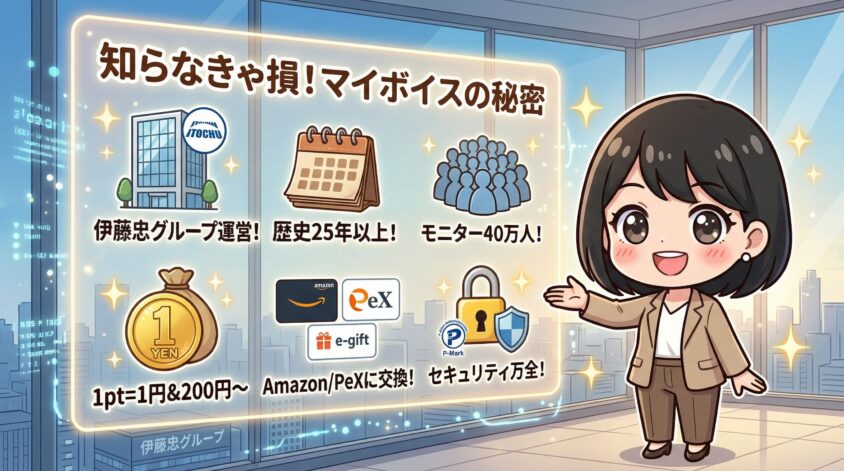 マイボイスの基本スペック一覧