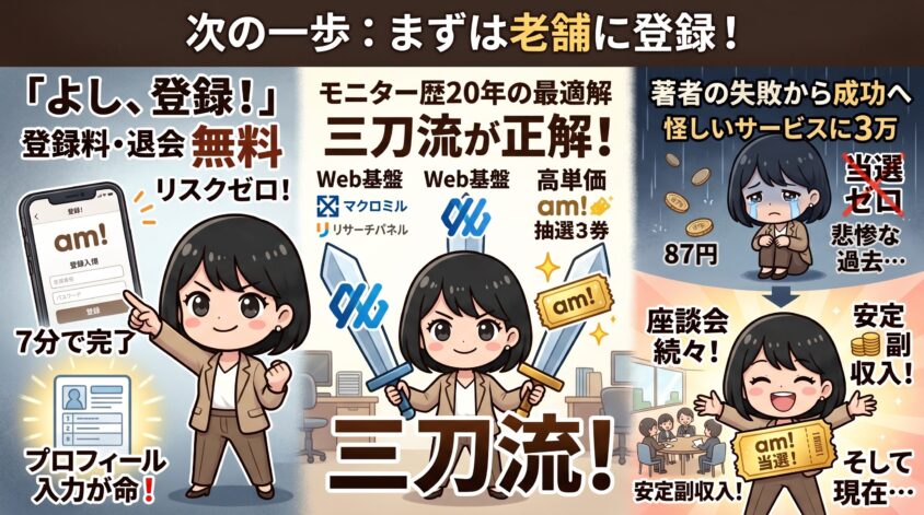 まずは安全な老舗サイトに登録してみる