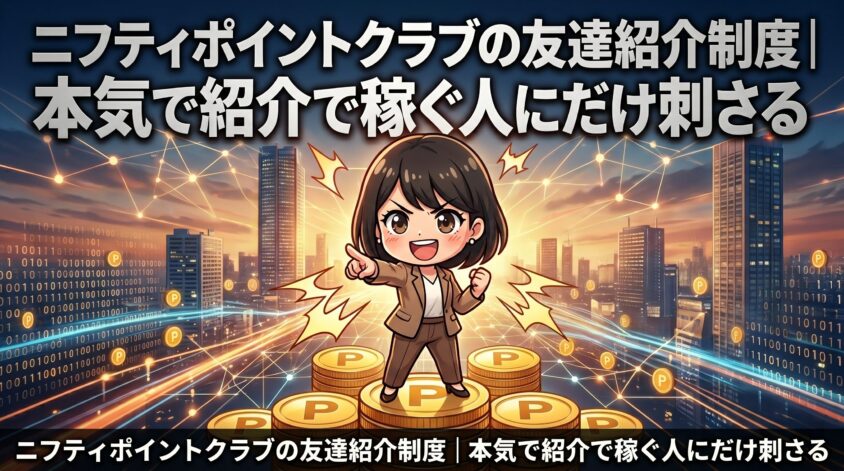 ニフティポイントクラブの友達紹介制度