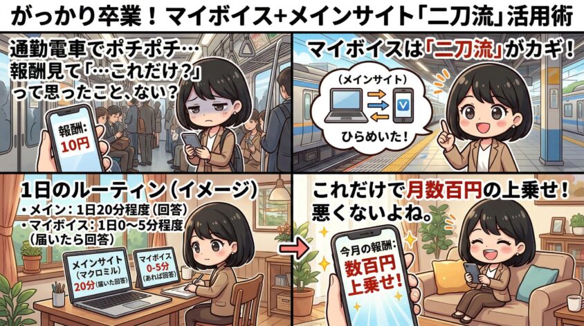 メインサイトとの組み合わせがカギ
