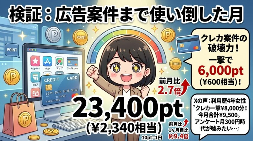 広告案件まで使い倒した月