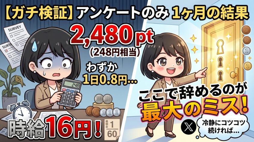 アンケートのみで戦った月