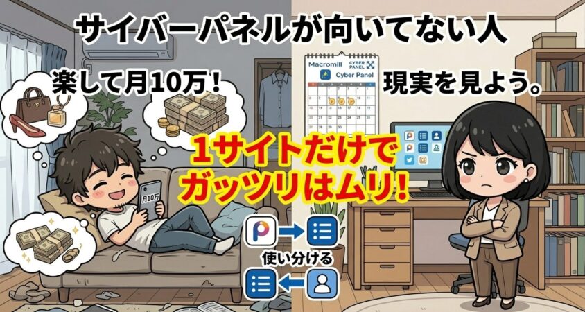 サイバーパネルが向いていない人