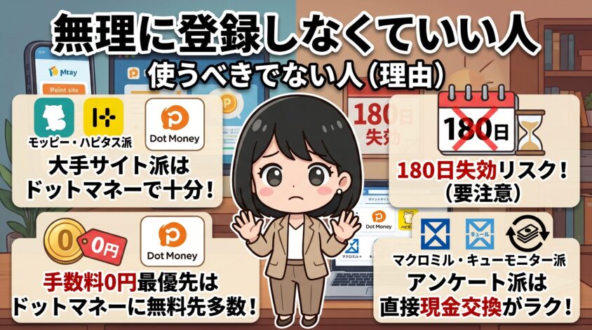 無理に登録しなくていい人