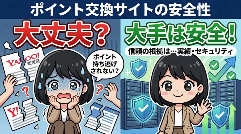 ポイント交換サイトの安全性